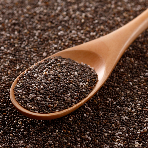 Chia Seed Close-up