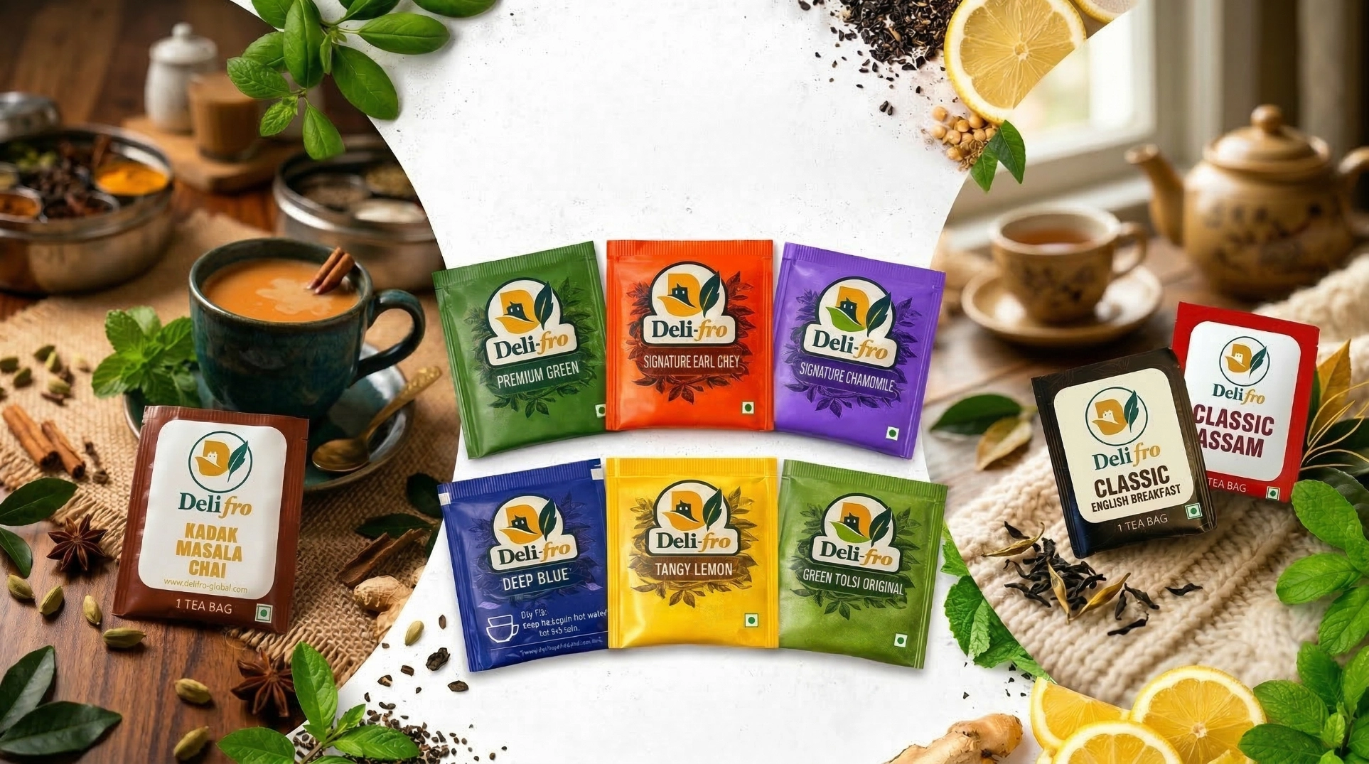 Premium Tea Collection Banner