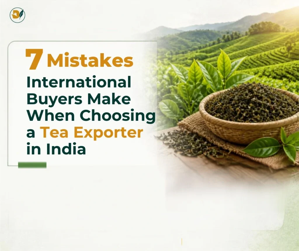 Tea exporter in India supplying premium Indian tea to international buyers